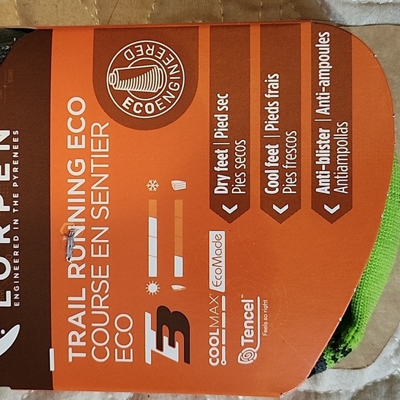 Lorpen Trail Running Socks New In Package - Picture 3 of 6